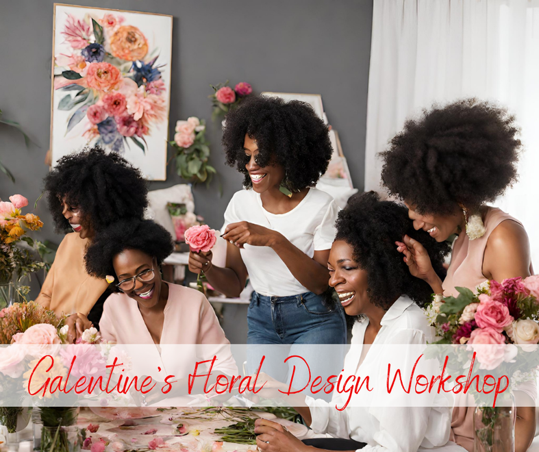 Galentine's Day Floral Class
